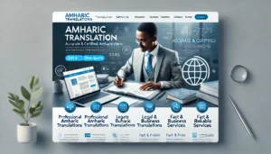 Amharic Translation Services