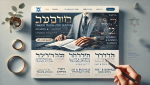 Hebrew Translation Services