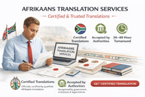 Afrikaans Translation Services